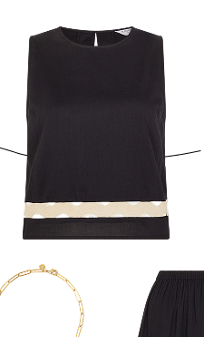 Sleeveless Ric Rac Top