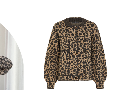 Leopard Print Cardigan