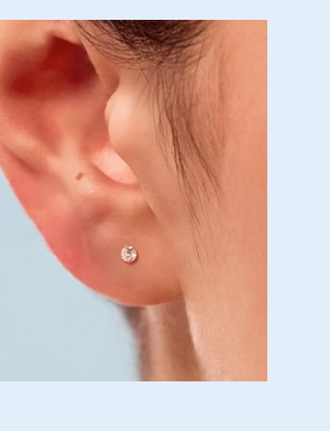 Lab Grown Diamond 0.2ct Stud Earrings 9ct Gold