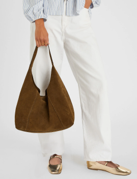 Suede Shoulder Bag
