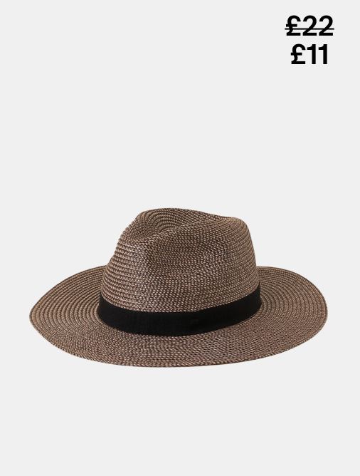 Straw Fedora Hat