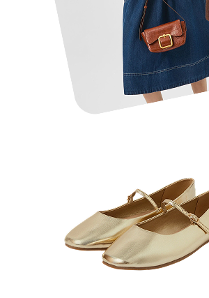 Metallic Ballet Flats