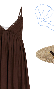 Maxi Dress Brown