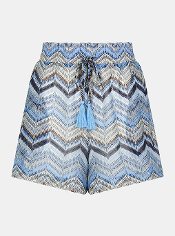 Zigzag Crochet Shorts Multi