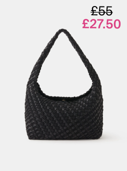 Large Woven Shoulder Bag