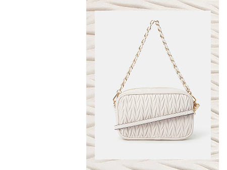 Ruched Crossbody Bag