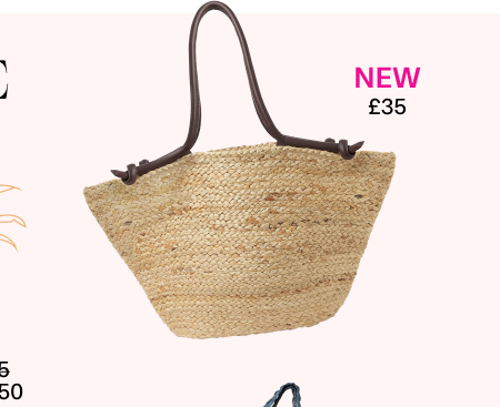 Jute Basket Beach Bag