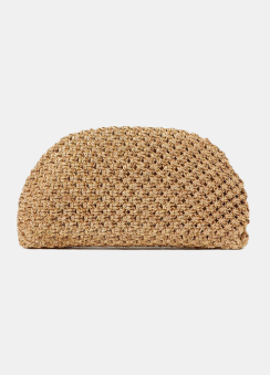 Metallic Woven Clutch