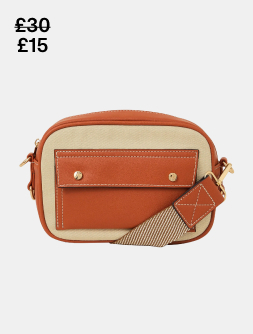 Utility Canvas Cross Body Bag