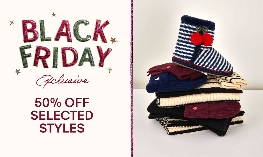 50% off selected styles