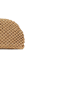 Metallic Woven Clutch