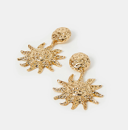 Statement Sun Drop Earrings