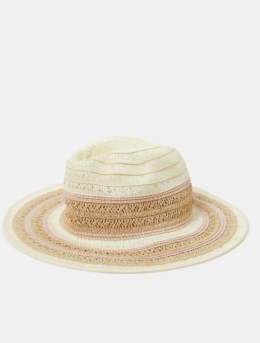 Woven Fedora Hat
