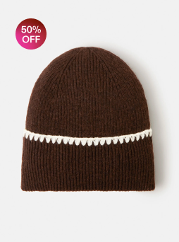 Whipstitch Beanie Hat