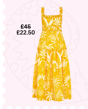Yellow Midi Dress