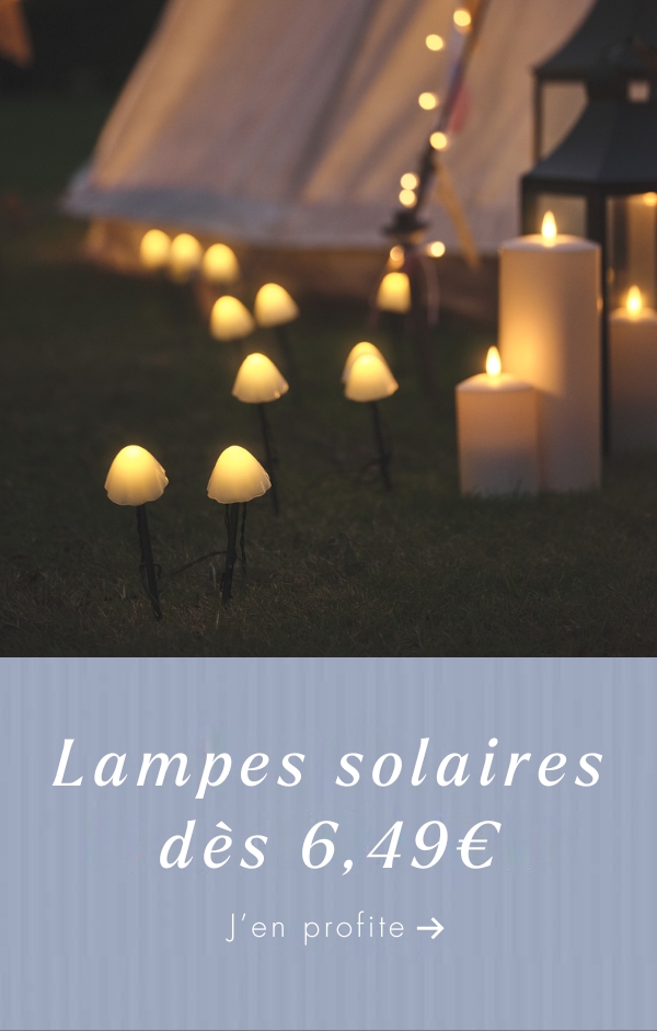 Lampes solaires dès 6,49 €