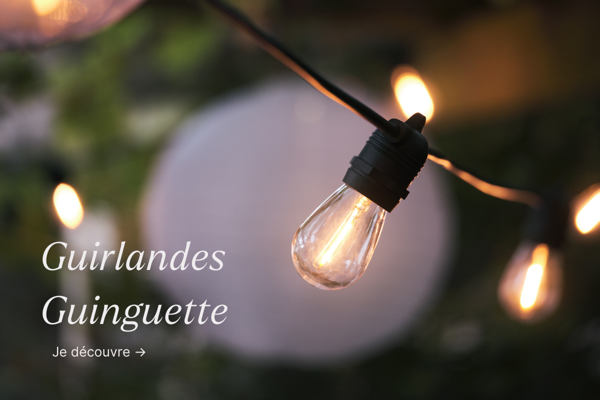 Guirlandes Guinguette raccordables