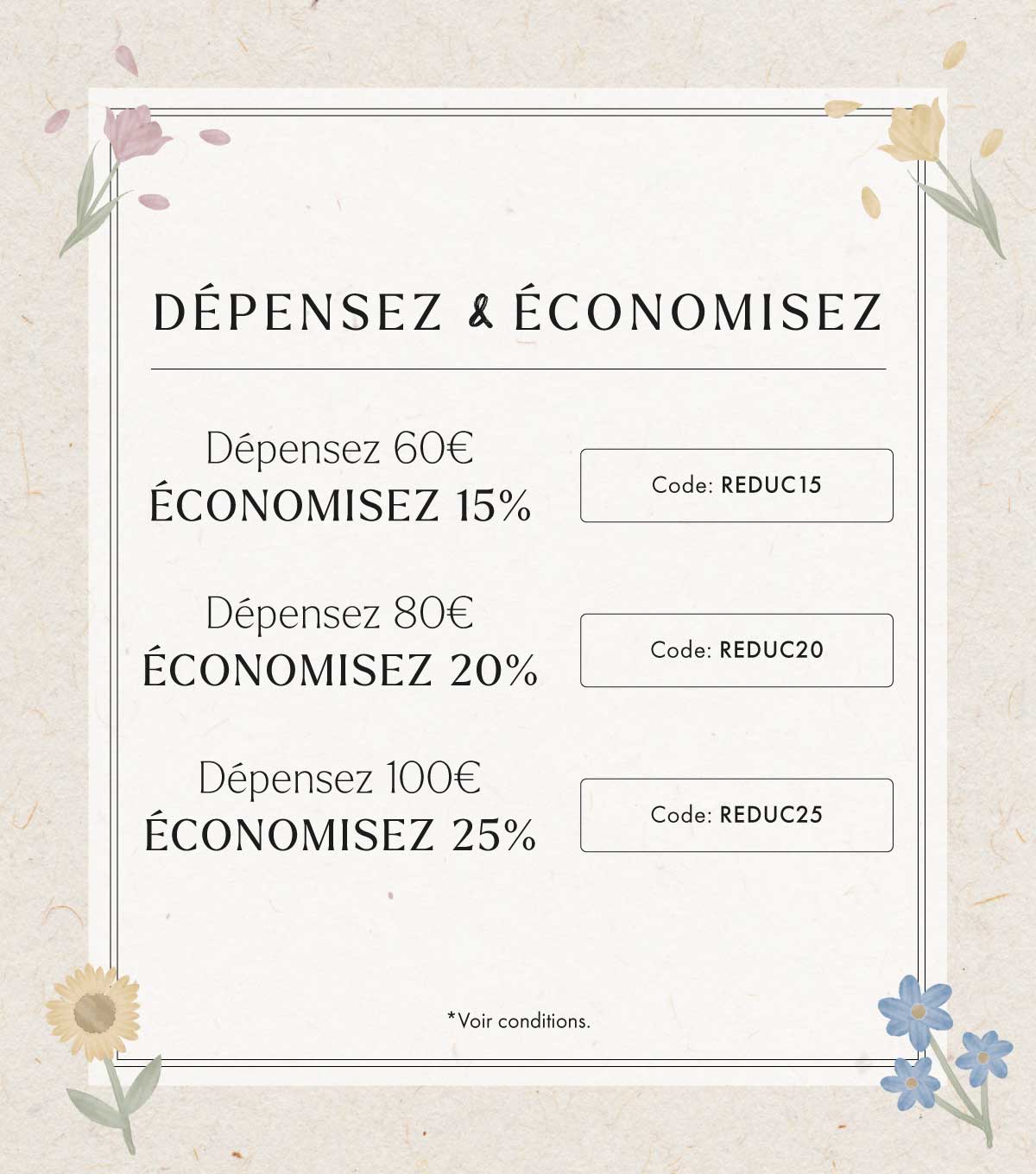 Bons plans de Printemps