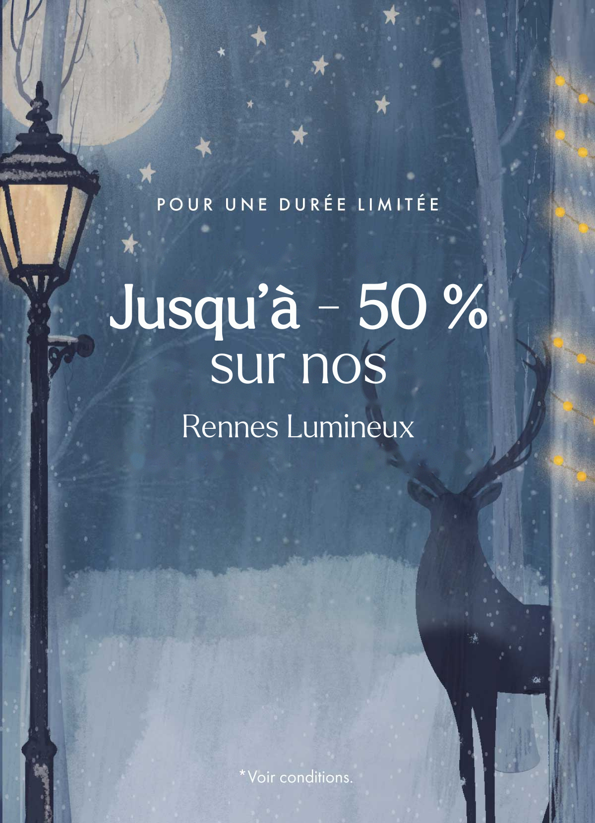  Promo flash rennes lumineux : jusqu'à -50 %