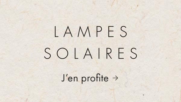 Lampes Solaires