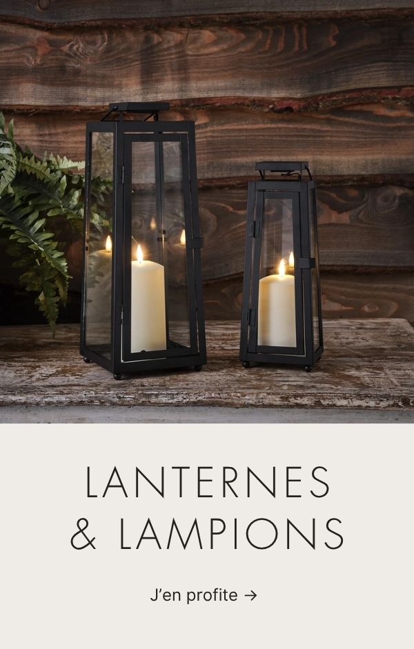 Sélection de lanternes et lampions en promo