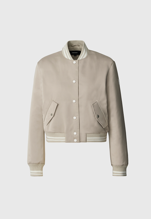 JUNIPER-SA Satin Bomber Jacket