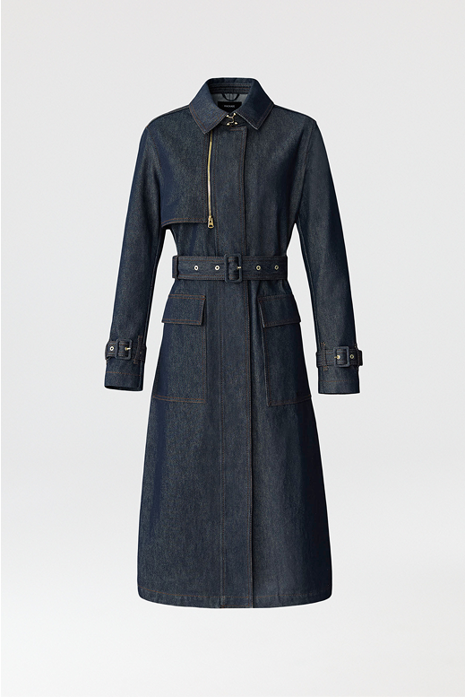 Discover India-Dnm, Organic Cotton Trench Coat