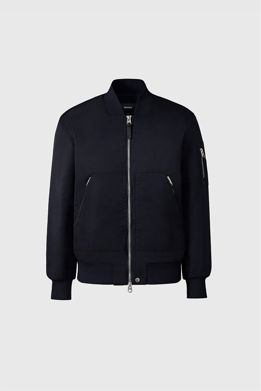 Discover EMILIO Satin bomber jacket