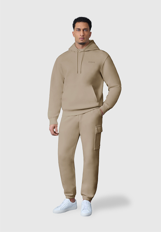 Shop MARVIN-R Double face jersey cargo sweatpants