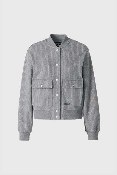 JUNIPER-K Brushed Knit Bomber Jacket