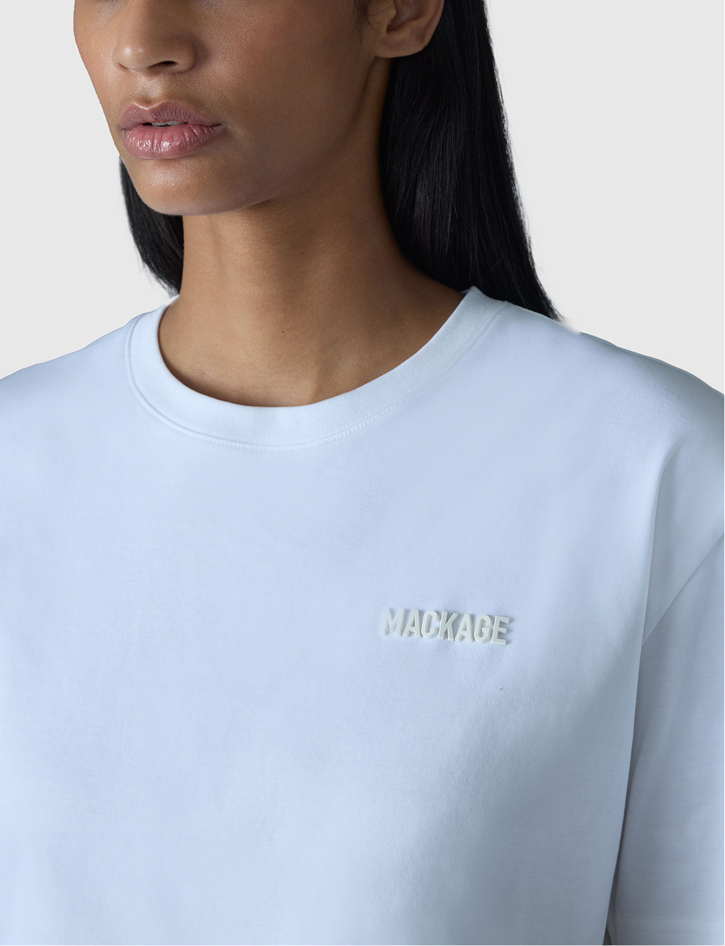 Discover TEE-W T-shirt with Mackage silicone logo