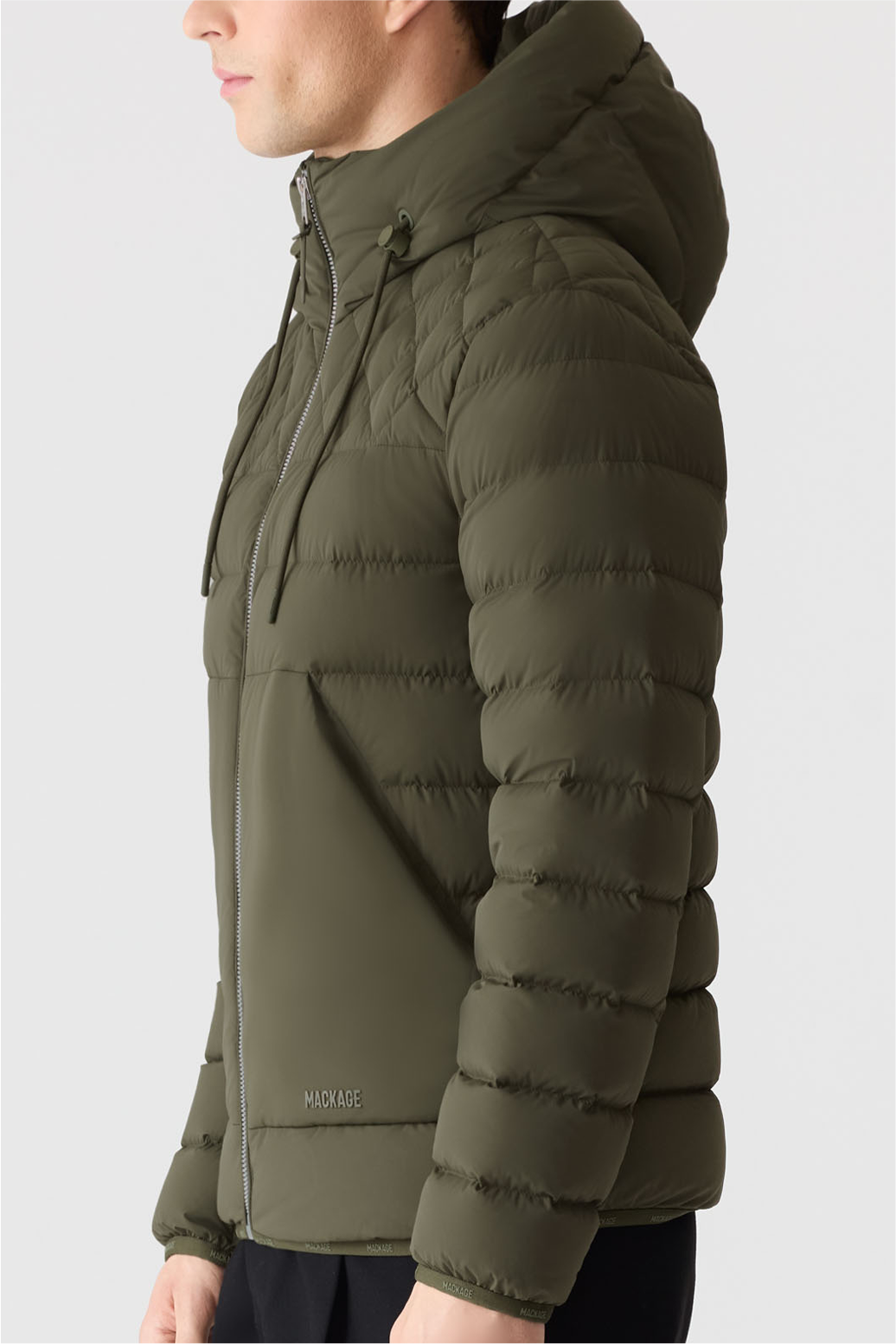 Discover BERGEN Quilted Down Hooded Jacket