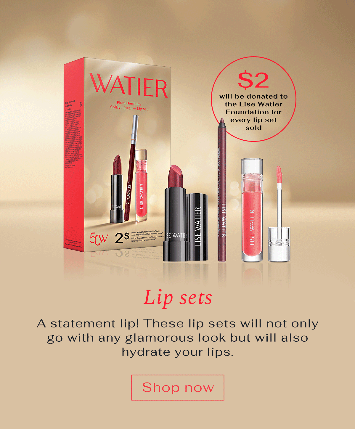 Meet our luxurious makeup gift sets 🎁 Lise Watier