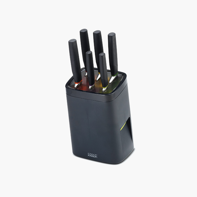 LockBlock™ Black Knife Block Set