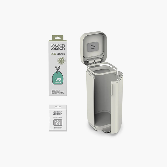 Porta™ 40L Easy-empty Grey Pedal Bin Starter Set