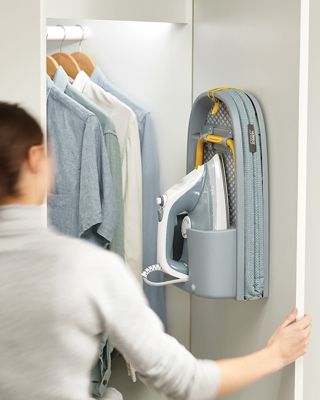 Pocket Folding Grey Ironing Board