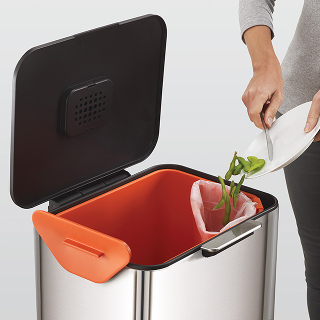 Totem Max 60L Stainless-steel Waste & Recycling Bin