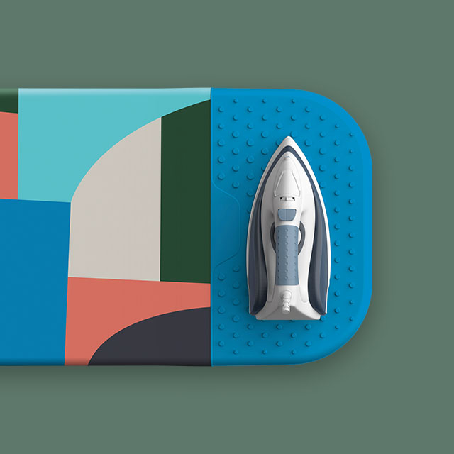 Glide 130cm Easy-store Ironing Board x Jonathan Lawes