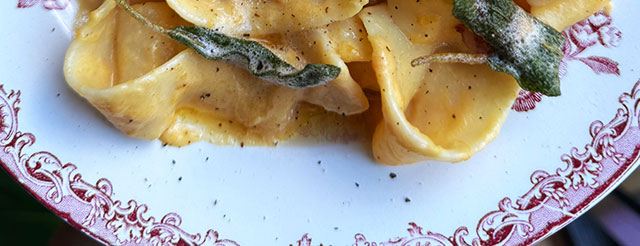 RECIPE: Creamy Butternut Squash Pappardelle with Pancetta & Sage