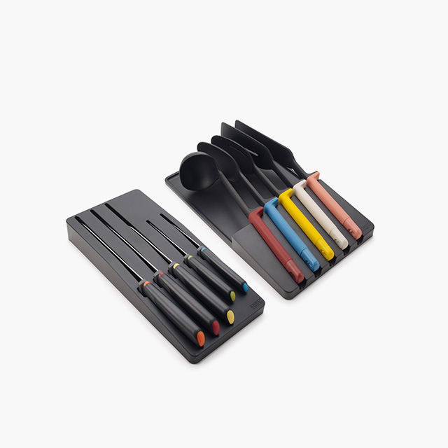 10-piece Multicolour In-drawer Knife & Utensil Set