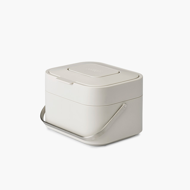 Stack 4L Stone Food Waste Caddy