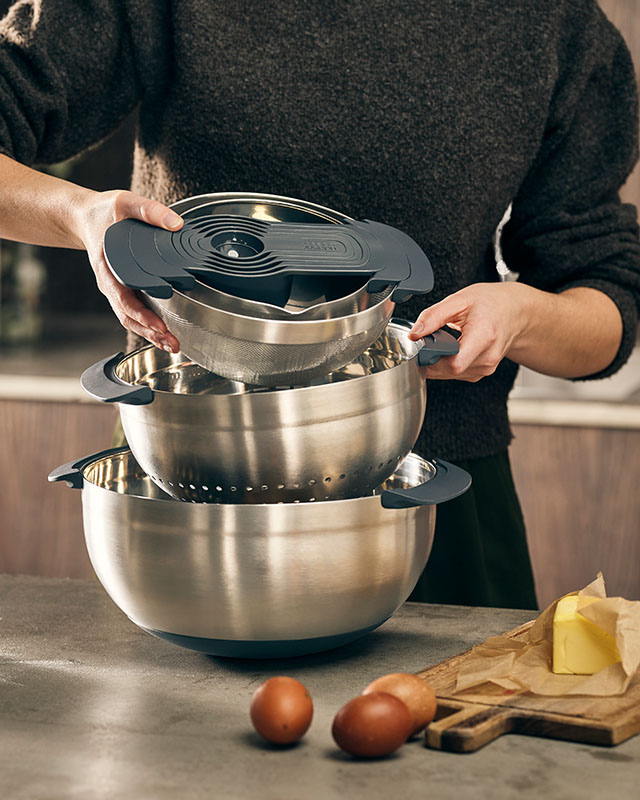 Nest™ 9 Stainless-steel Food Preparation Set