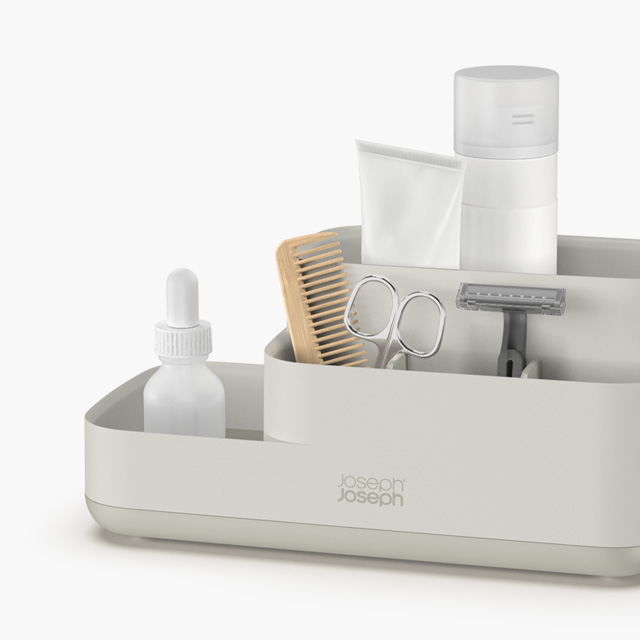 EasyStore™ Matt Ecru Bathroom Storage Caddy