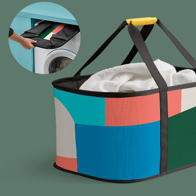 Hold-All™ Collapsible 35L Laundry Basket x Jonathan Lawes
