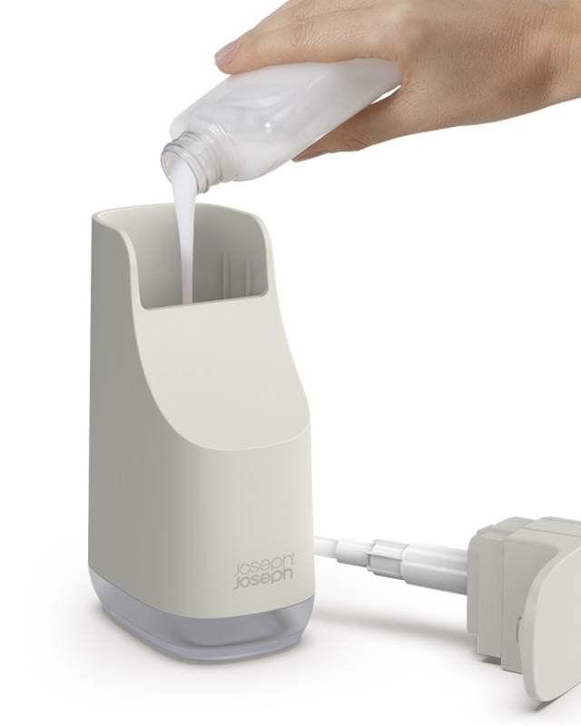 Slim™ Matt Ecru Soap Pump