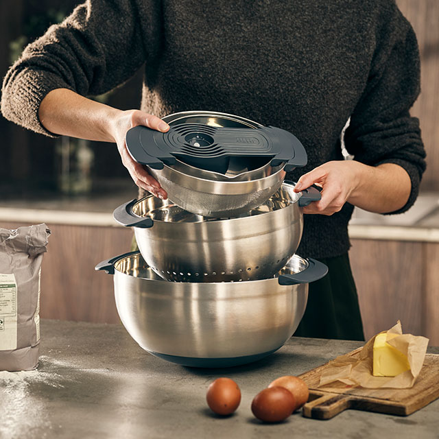 Nest™ 9 Stainless-steel Food Preparation Set