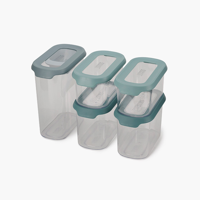 CupboardStore™ 5-piece Blue In-cupboard Storage Container Set