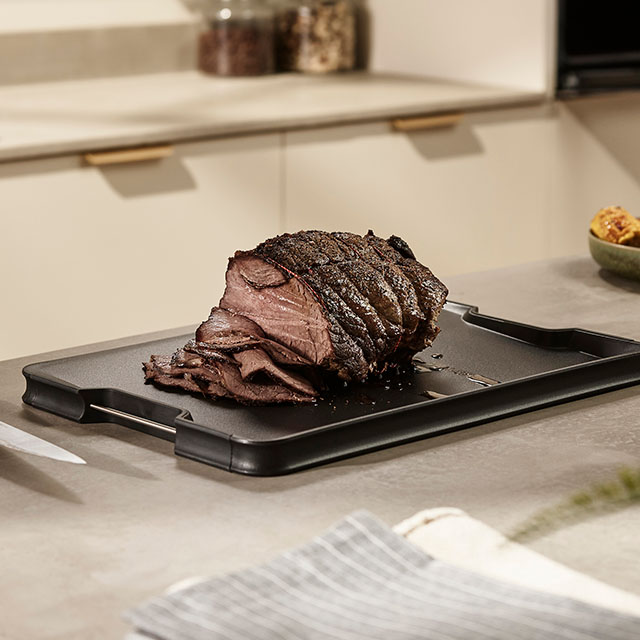 Cut&Carve™ Plus Multi-function Black Cutting Board