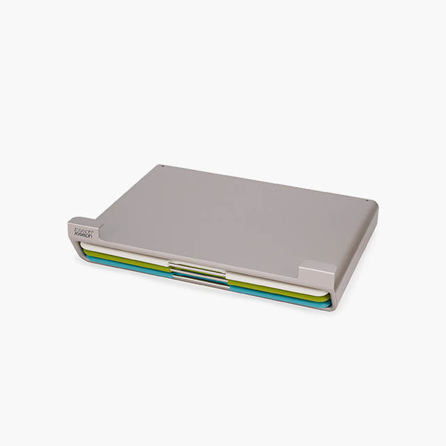 Folio™ Slim 3-piece Under-shelf Multicolour Chopping Board Set
