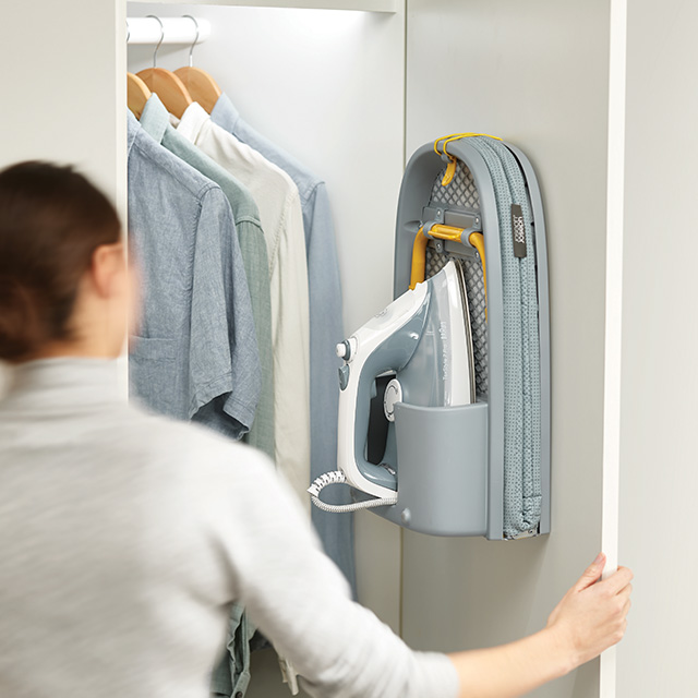Pocket Folding Grey Ironing Board